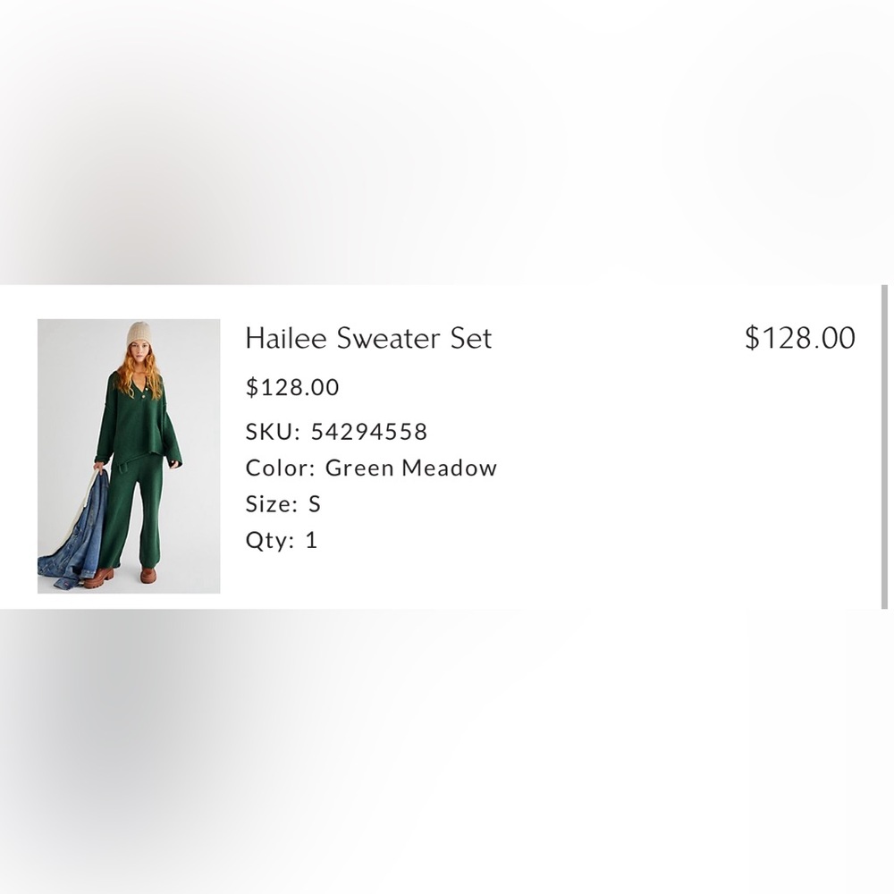 Free People Hailee Sweater Set